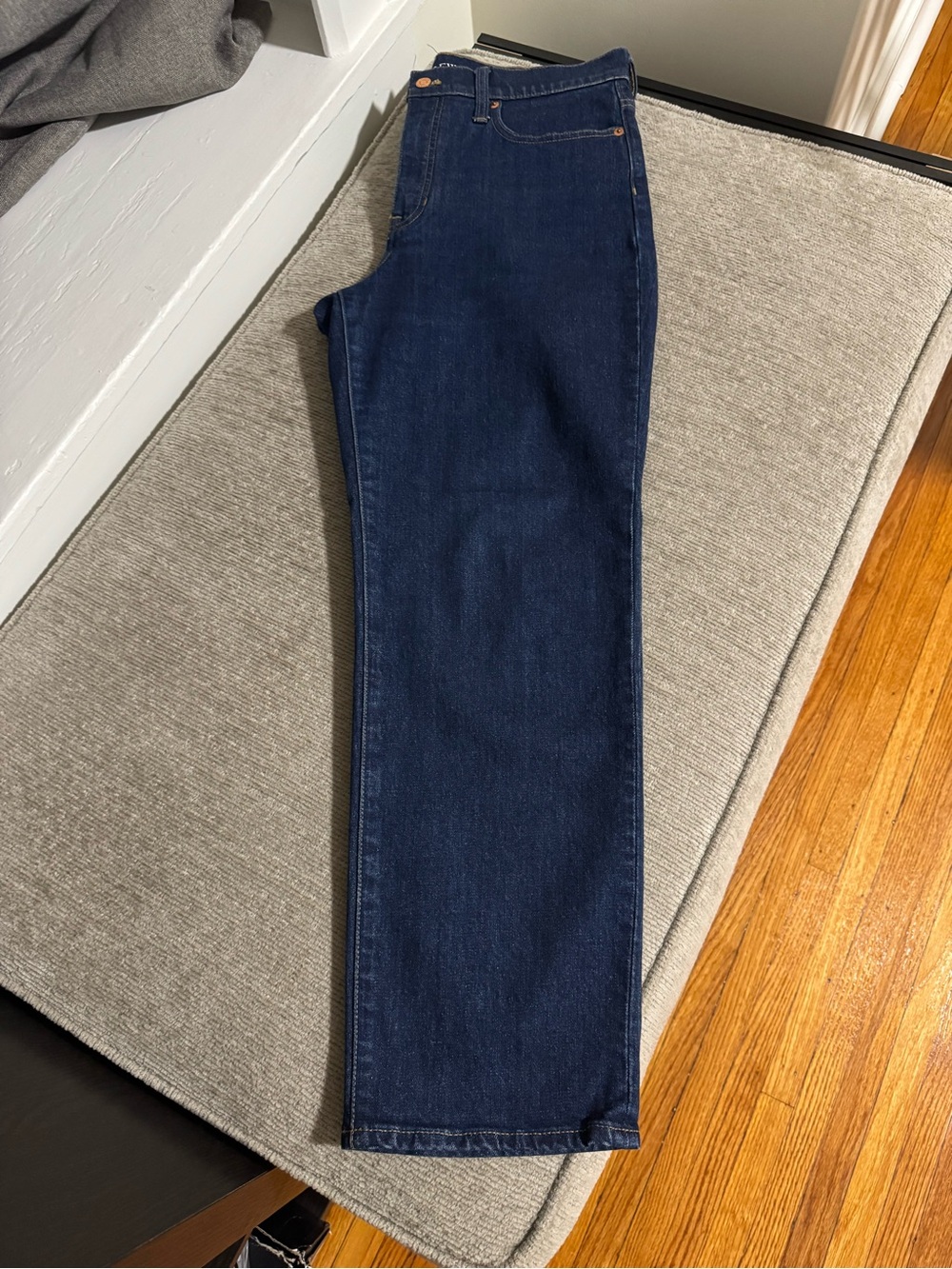 J. Crew Straight-Leg Jeans in Deep Indigo
